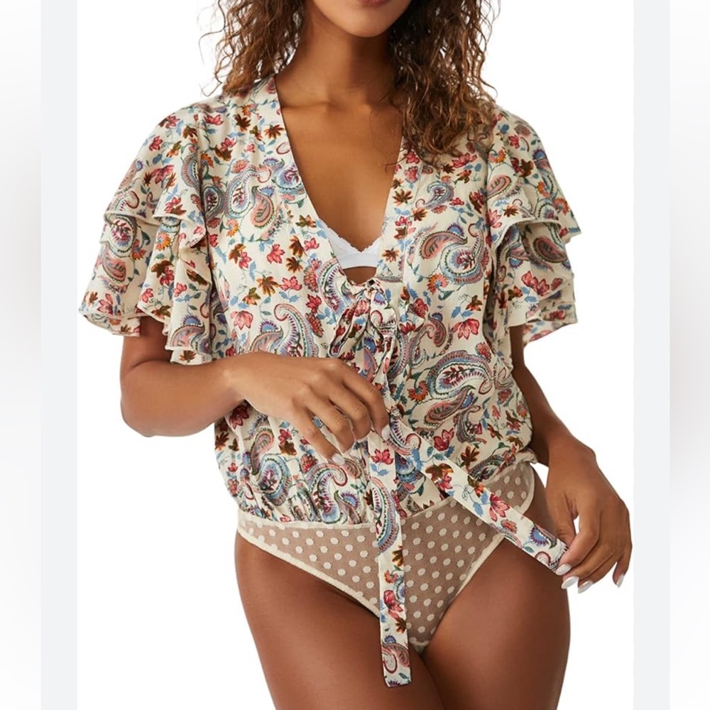 NWOT Free People Bodysuit